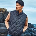 Miniatyrbilde 2 av 2: 2786 Mens Diamond Pane Padded Gilet
