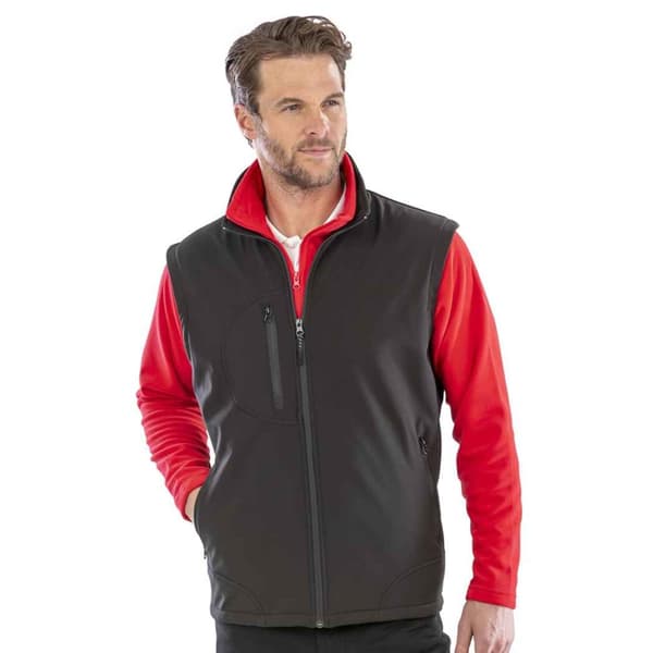 Result Soft Shell Bodywarmer för män