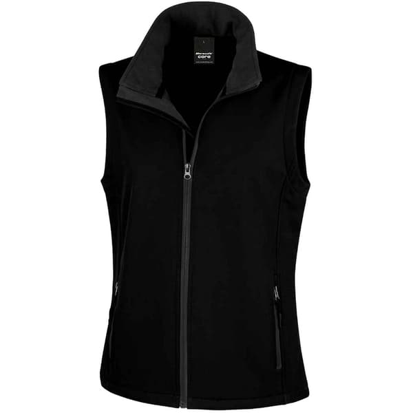 Result Womens/Ladies Core Printable Soft Shell Bodywarmer