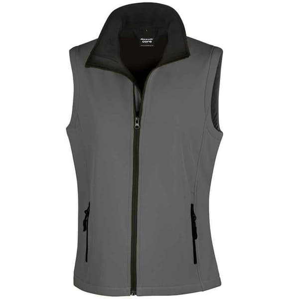 Result Womens/Ladies Core Printable Soft Shell Bodywarmer
