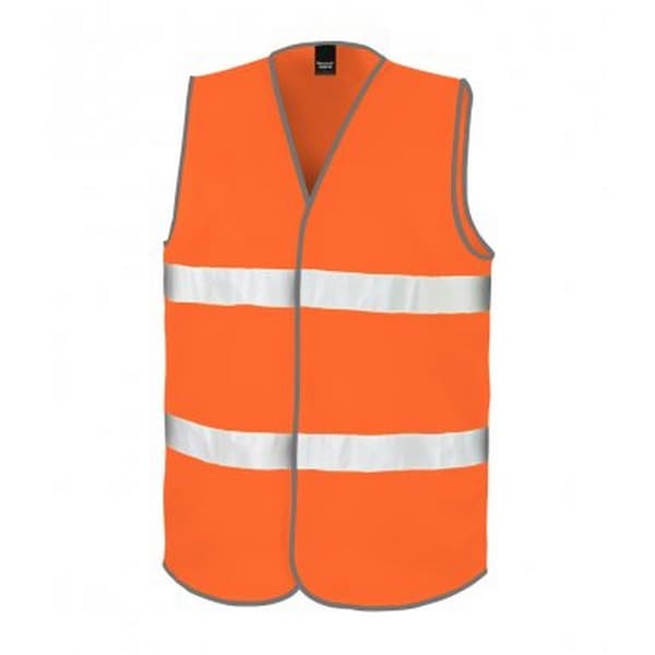 Result Adults Unisex Core Motorist Hi-Vis Vest Fluorescent Orange L/XL