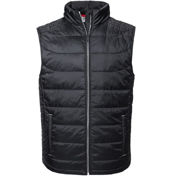Russell Nano Padded Bodywarmer för män Black 3XL