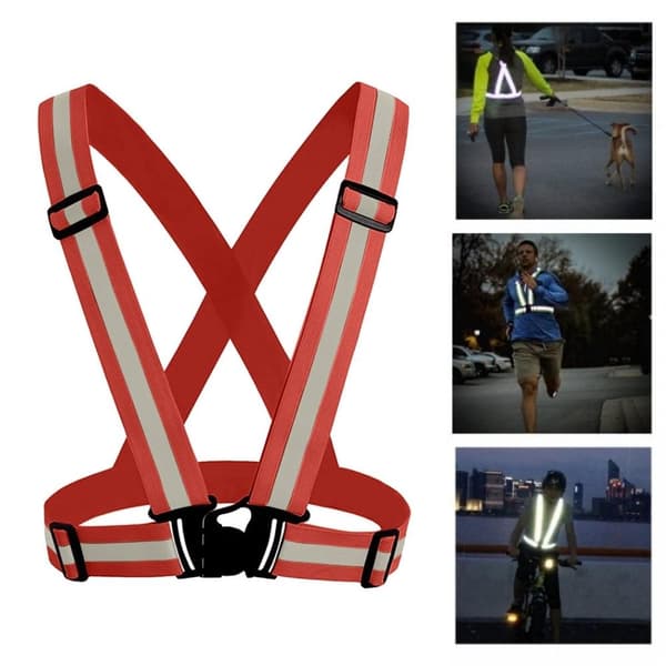 Refleksvest / Reflekssele til løb og cykling
