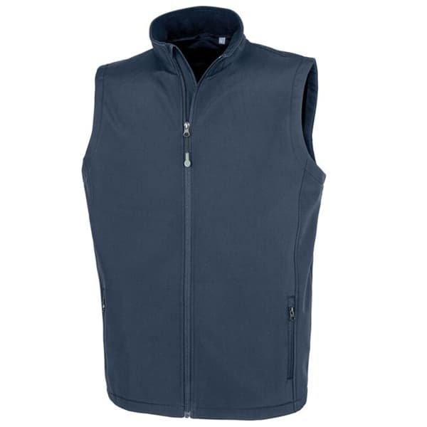 Result Genuine Recycled Softshell Softshell Body Warmer för män som kan skrivas ut