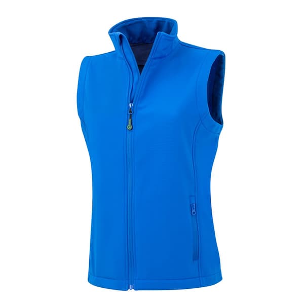 Result Genuine Recycled Softshell Softshell Softshell Body Warmer för kvinnor och damer som kan tryckas