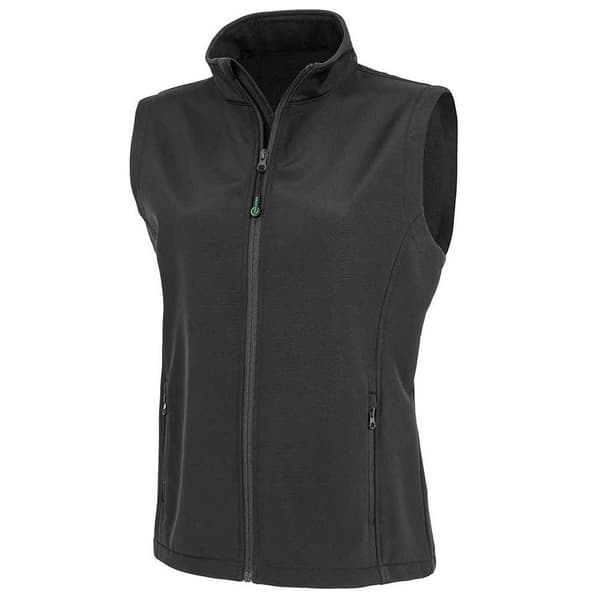 Result Genuine Recycled Softshell Softshell Softshell Body Warmer för kvinnor och damer som kan tryckas