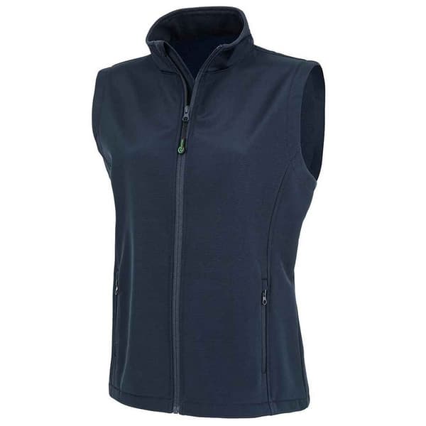 Result Genuine Recycled Softshell Softshell Softshell Body Warmer för kvinnor och damer som kan tryckas