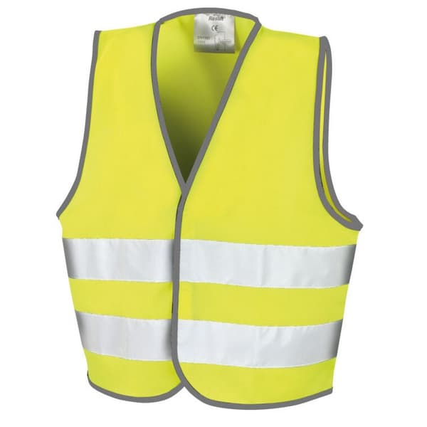 SAFE-GUARD by Result Säkerhetsväst för barn/barn Hi Vis Yellow 4-6 Years