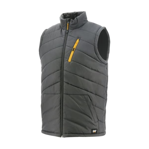 Caterpillar Unisex voksen Essentials quiltet kropsvarmer Shadow Grey L