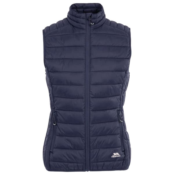 Trespass Womens/Ladies Teeley Packaway Gilet Navy XL