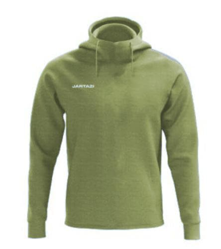 hoodie premium junior polycotton brun storlek 122/128