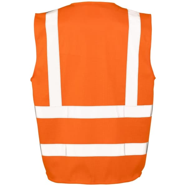 SAFE-GUARD by Result Unisex Adult Executive Mesh Safety Hi-Vis Vest