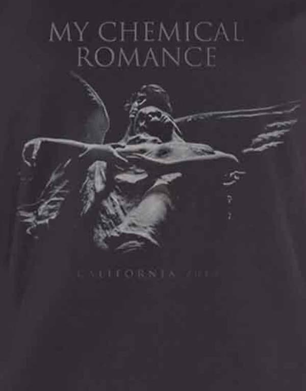 My Chemical Romance Vest Top Luigi Angel Official Womens Skinny Fit Black