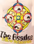 Miniatyrbild 2 av 4: The Beatles Vest Yellow Submarine Logo Official Womens Cream Skinny Fit Top