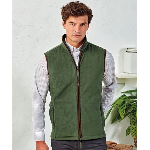 Premier Herre Artisan Fleece Gilet