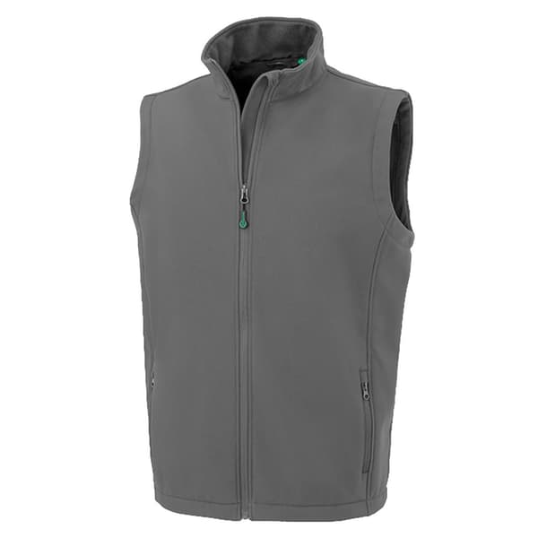 Result Genuine Recycled Softshell Softshell Body Warmer för män som kan skrivas ut