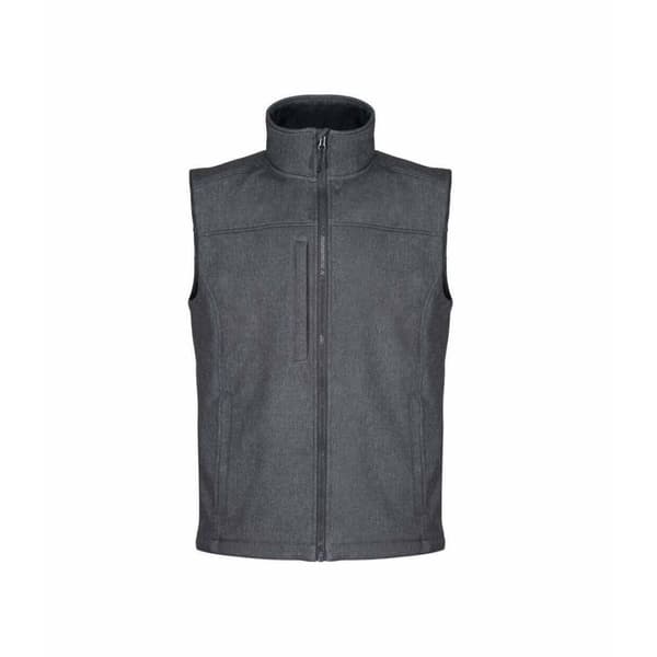 Regatta Mens Flux Marl Softshell Body Warmer Grey Marl XS