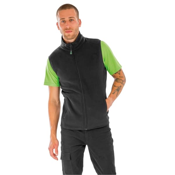 Result Genuine Recycled Polarthermic Fleece Body Warmer för män