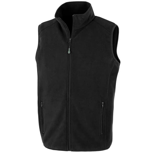 Result Genuine Recycled Polarthermic Fleece Body Warmer för män Black 3XL