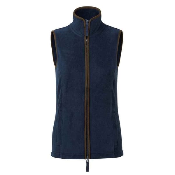 Premier Womens/Ladies Artisan Fleece Gilet Navy/Brown XL