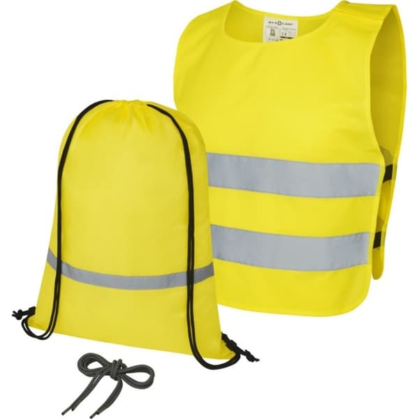 Bullet Childrens/Kids Ingeborg Hi-Vis Vest Set Neon Yellow 7-12 Years