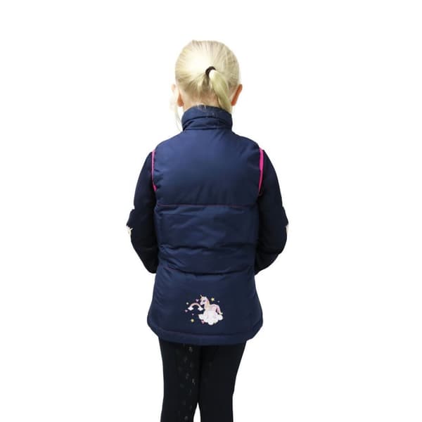 Little Rider Girls Unicorn Gilet