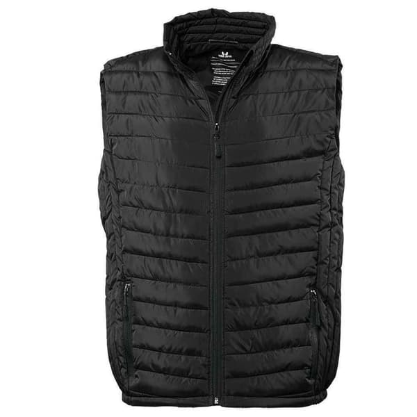 Tee Jays Zepelin Padded Body Warmer för män Black 4XL