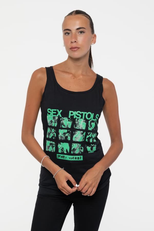 The Sex Pistols Pretty Vacant Vest Top Skinny Fit