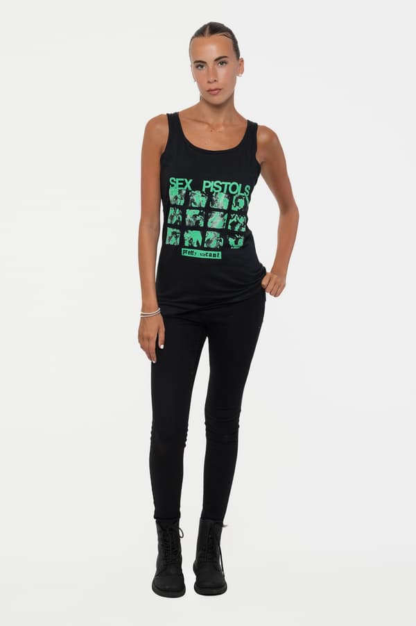 The Sex Pistols Pretty Vacant Vest Top Skinny Fit