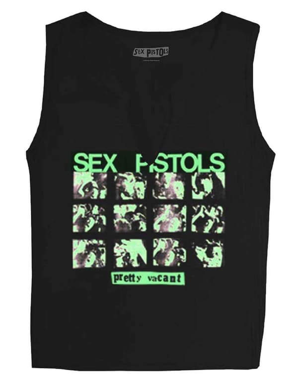 The Sex Pistols Pretty Vacant Vest Top Skinny Fit