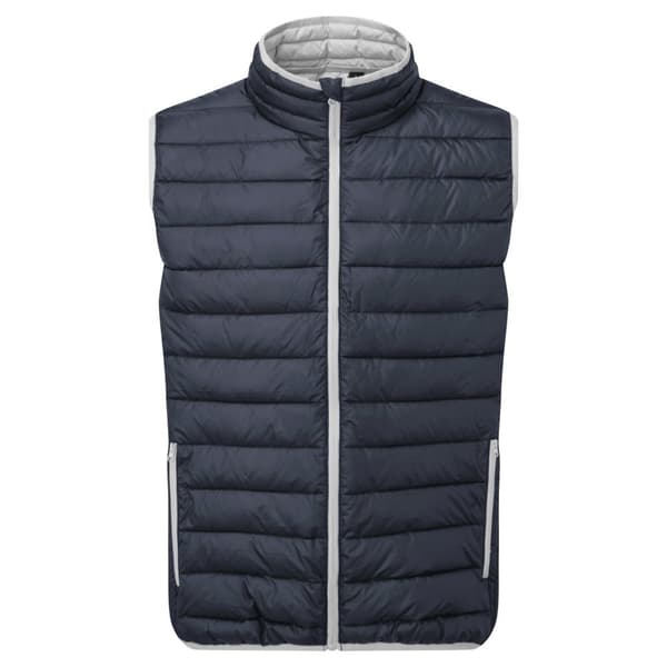 2786 Mens Traverse Padded Gilet Navy/Light Grey S