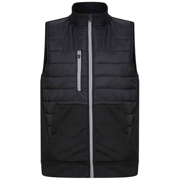 Tombo Unisex vuxen vadderad sportväst Black L