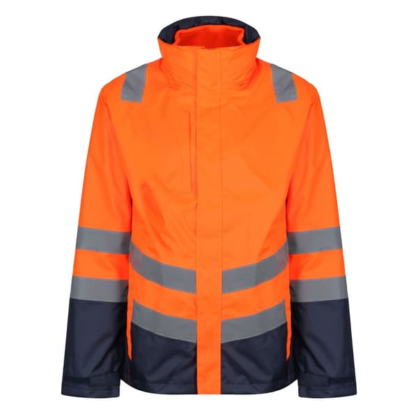 Regatta 3 i 1 High-Vis jakke til mænd Orange/Navy M