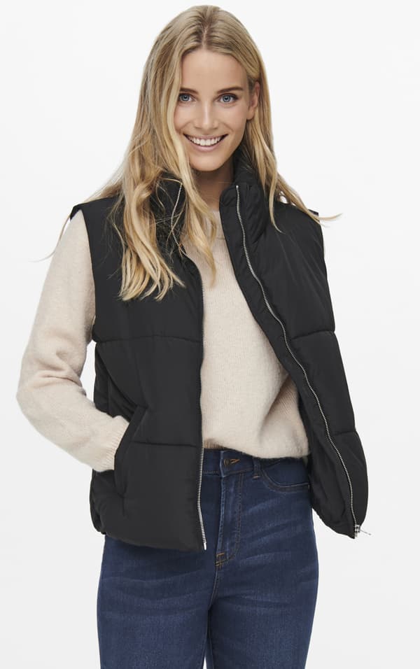 Jacqueline - jdyNewerica Short Waistcoat Svart S