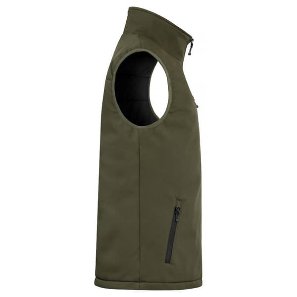 Clique Mens Softshell Padded Gilet