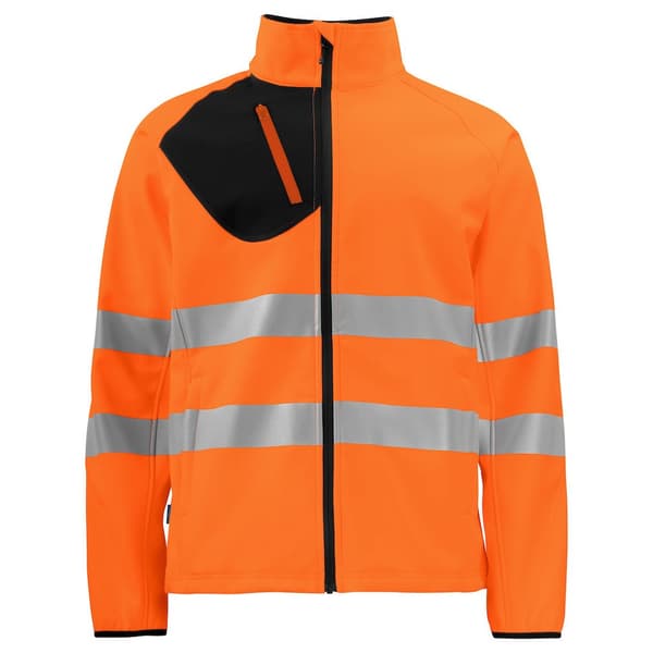 Projob Mens Hi-Vis Soft Shell Jacket