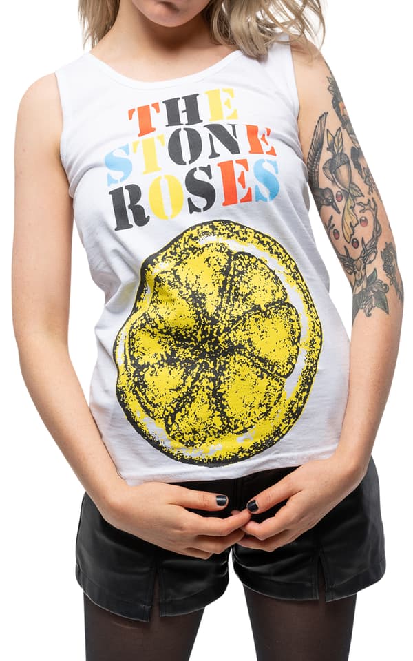 The Stone Roses Lemon Multicolor Skinny Vest