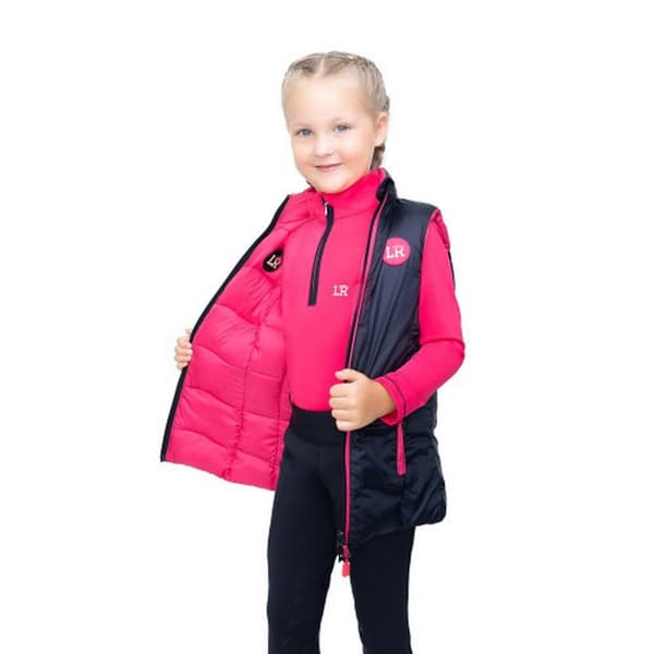 Little Rider Childrens/Kids Analise Reversible Padded Riding Gilet
