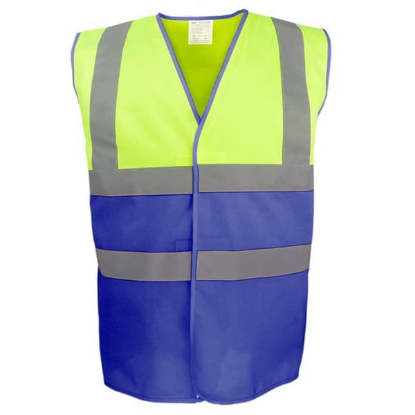 Yoko Unisex Adult Two Tone Hi-Vis Vest