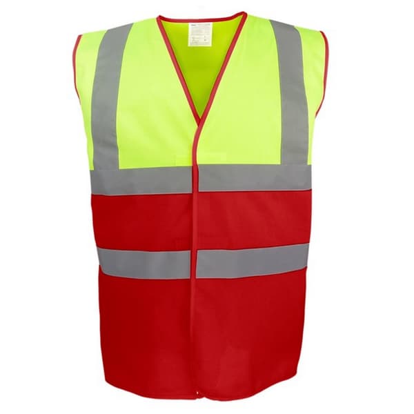 Yoko Unisex Adult Two Tone Hi-Vis Vest