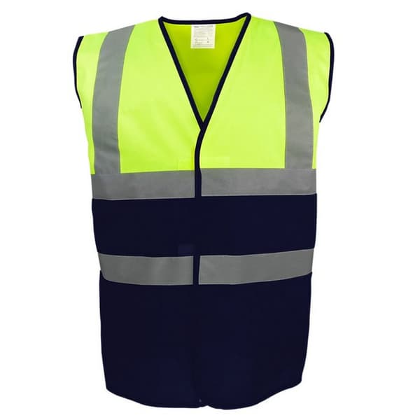 Yoko Unisex Adult Two Tone Hi-Vis Vest