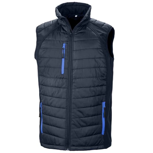 Result Genuine Recycled Unisex Adult Compass Softshell Padded Gilet för vuxna