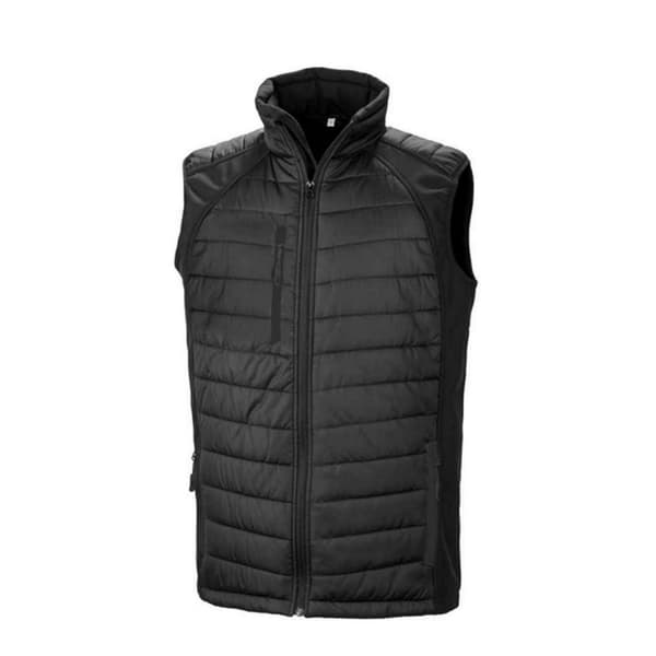 Result Genuine Recycled Unisex Adult Compass Softshell Padded Gilet för vuxna
