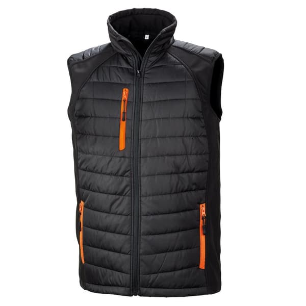 Result Genuine Recycled Unisex Adult Compass Softshell Padded Gilet för vuxna