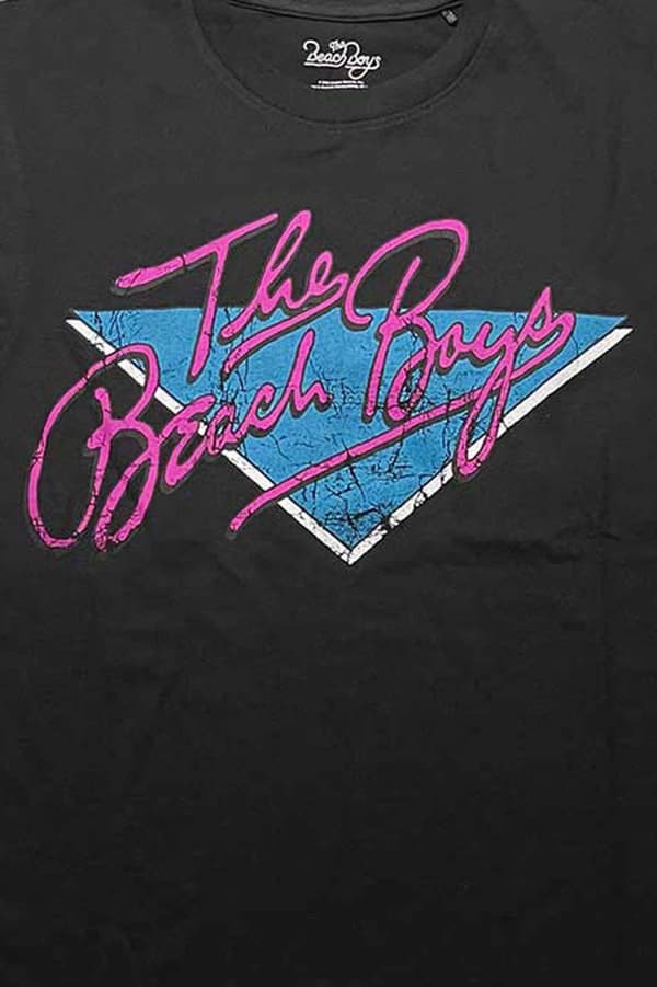 The Beach Boys Vest Top Retro Vintage Band Logo Official Unisex Black