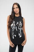 Miniatyrbild 4 av 4: Run DMC Vest Top Gold Chains Photo Official Mens Black