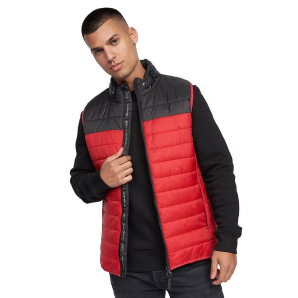 Crosshatch Presnell Gilet med hög hals för män