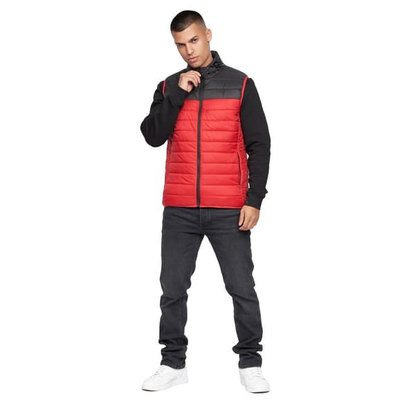 Crosshatch Presnell Gilet med hög hals för män