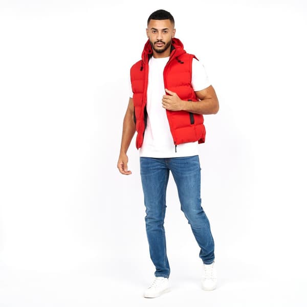 Crosshatch Mens Kampleys Embossed Gilet