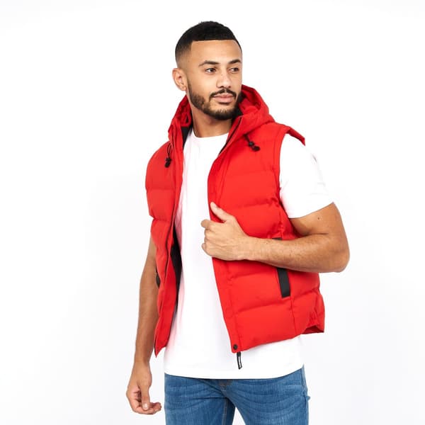 Crosshatch Mens Kampleys Embossed Gilet